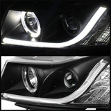 Spyder Chevy Cruze 11-14 Projector Headlights Light Tube DRL Blk PRO-YD-CCRZ11-LTDRL-BK 5074164
