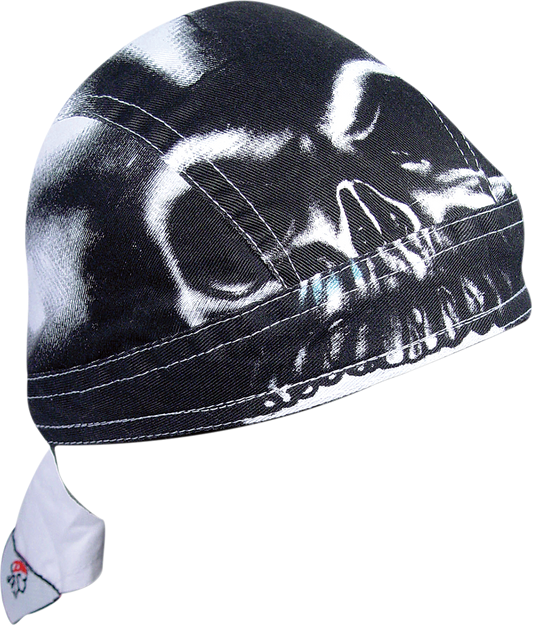 ZAN HEADGEAR Road Hog Flydanna Headwrap - Airbrushed Skull ZSG031