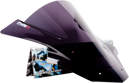 PUIG HI-TECH PARTS Race Windscreen - Dark Smoke - ZX10R 5603F