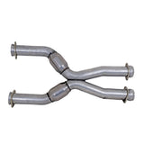 BBK 79-04 Mustang Coyote Swap Short Mid X Pipe w Catalytic Converters 3.0 For BBK Long Tube Headers 1786