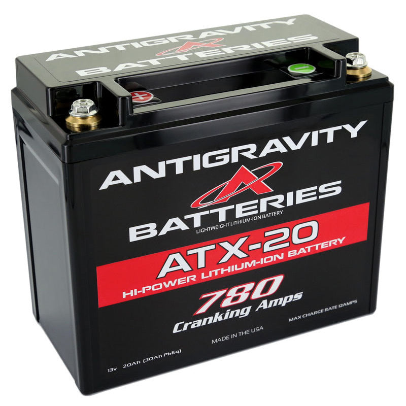 Antigravity XPS YTX20 Lithium Battery - Left Side Negative Terminal AG-YTX20-L