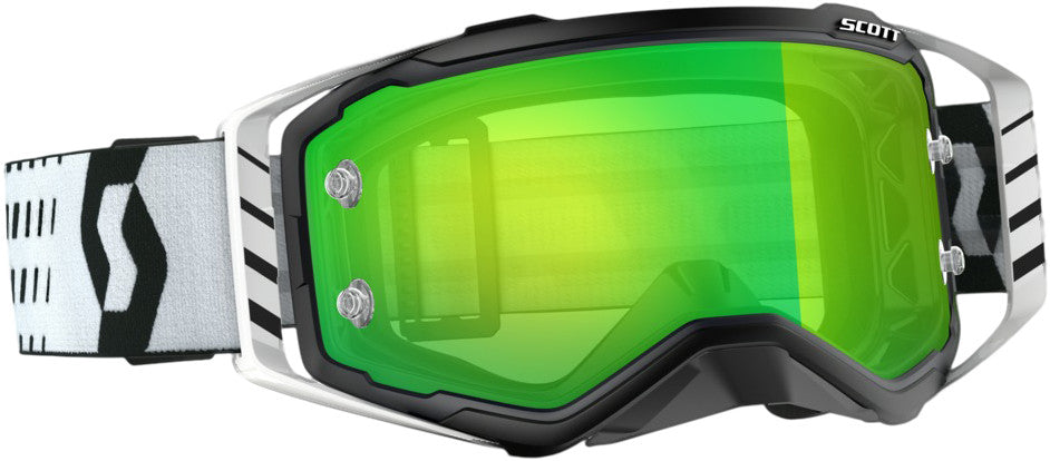 SCOTT Prospect Goggle Black/White W/Green Chrome Works 268178-1007279