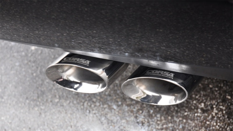 Corsa 15-16 GMC Yukon Denali 6.2L V8 Single Side Exit Cat-Back Exhaust w/ Polished Tips 14826