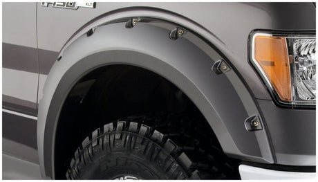 Bushwacker 09-14 Ford F-150 Pocket Style Flares 2pc - Black 20079-02