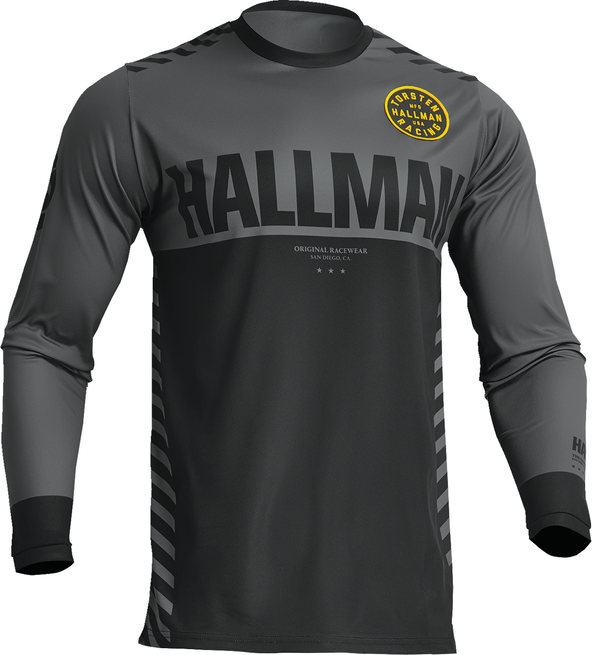 THOR Differ Slice Jersey - Charcoal/Black - Medium 2910-7128