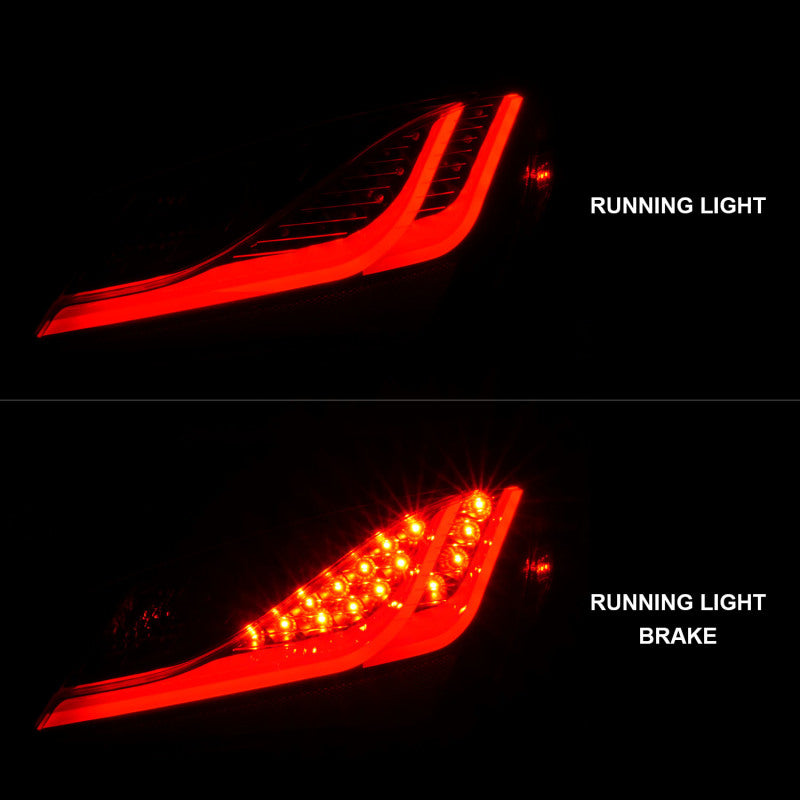 ANZO 10-13 Hyundai Genesis 2DR LED Taillights Smoke 321347