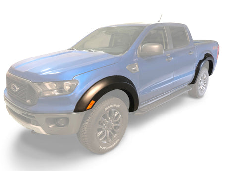 Bushwacker 2019 Ford Ranger Supercrew Extend-A-Fender Style Flares 4pc - Black 20953-02