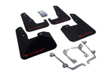Rally Armor V2 08-11 STI (hatch only) / 11 WRX (hatch only) UR Black Mud Flap w/ Red Logo MF15-UR-BLK/RD