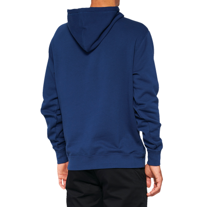 100% Icon Pullover Hoodie - Navy - Small 20029-00025