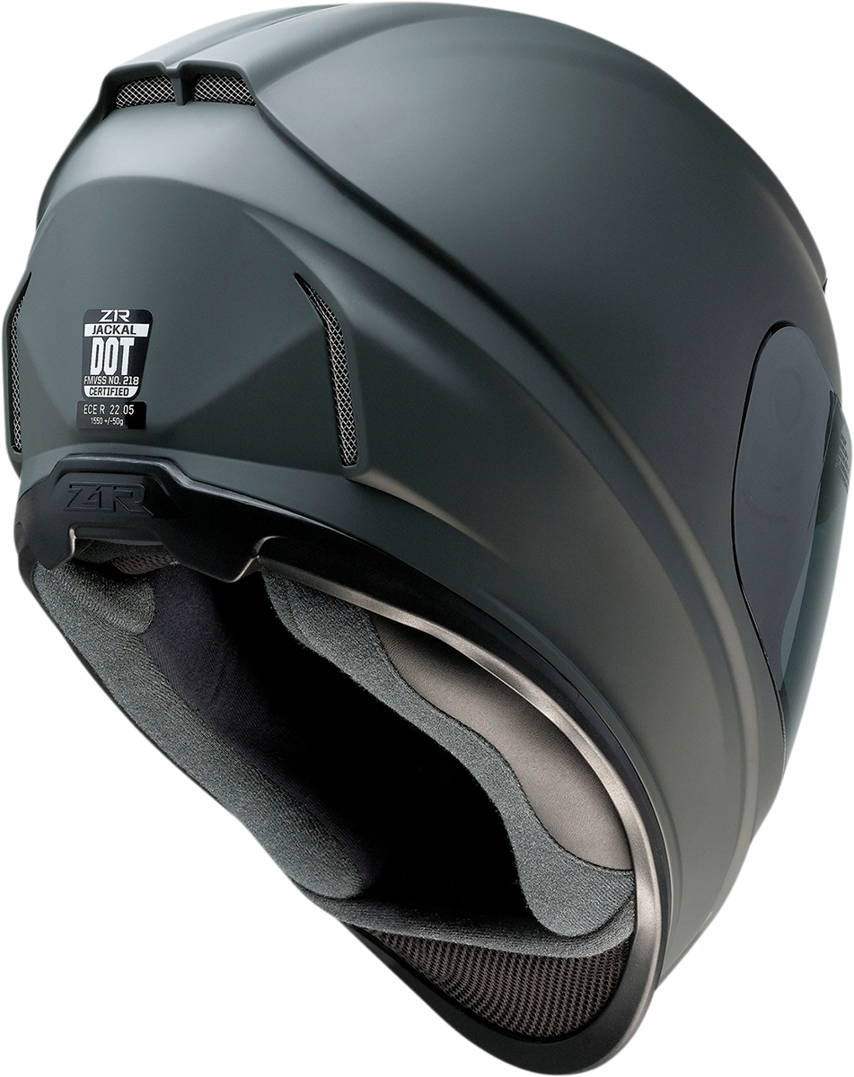 Z1R Jackal Helmet - Primer Gray - Smoke - XL 0101-14003