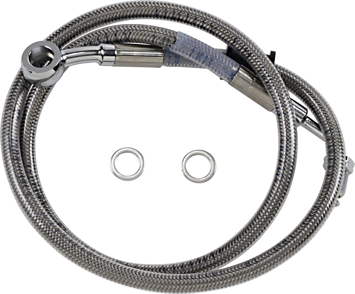 DRAG SPECIALTIES Brake Line - +6" - Stainless Steel - '18-'22 Softail 618620-6