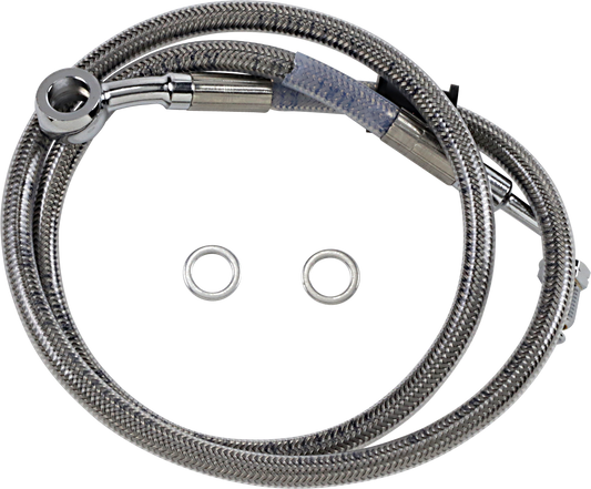 DRAG SPECIALTIES Brake Line - +6" - Stainless Steel - '18-'22 Softail 618620-6