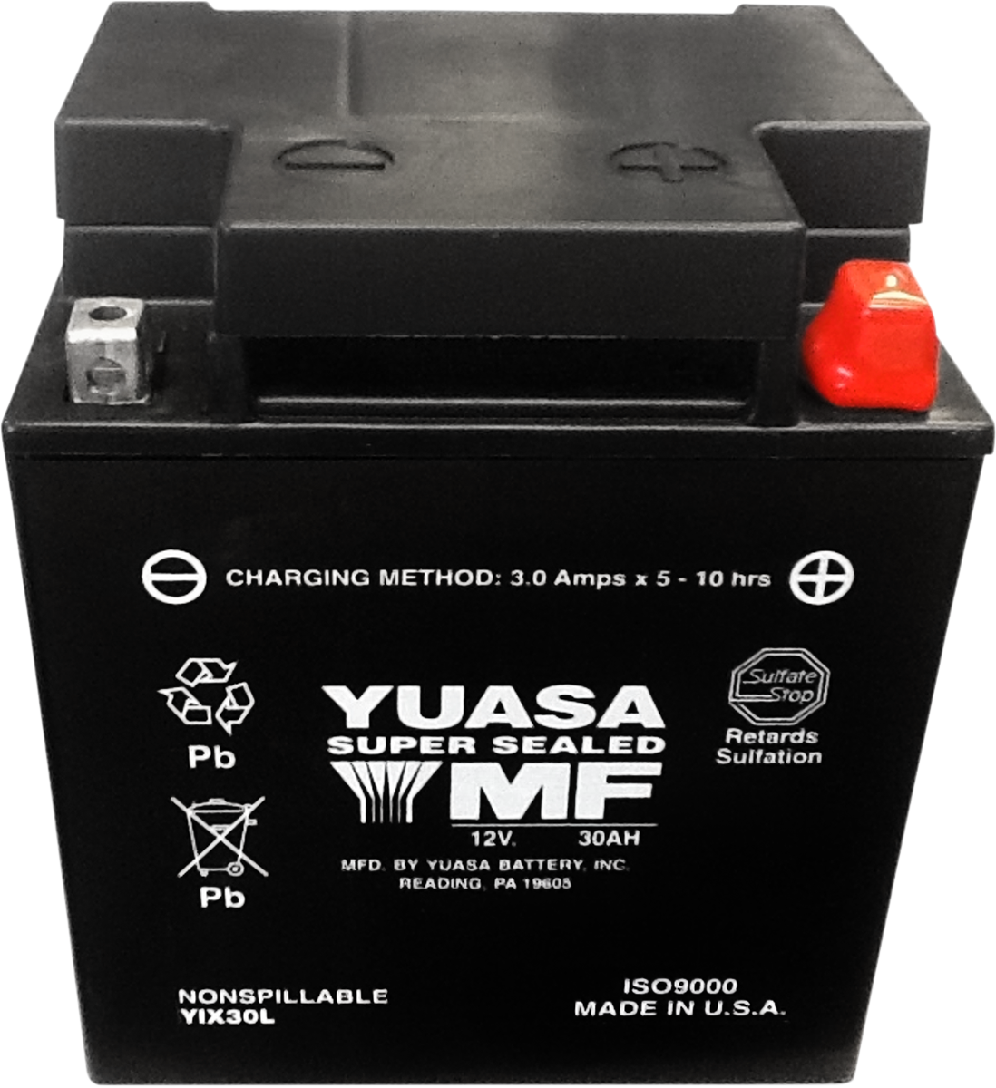 YUASA AGM Battery - YIX30L-PW YUAM7230LPW