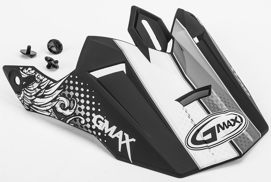 GMAX Visor Gm76x Conviction Flat Black/Silver G076038