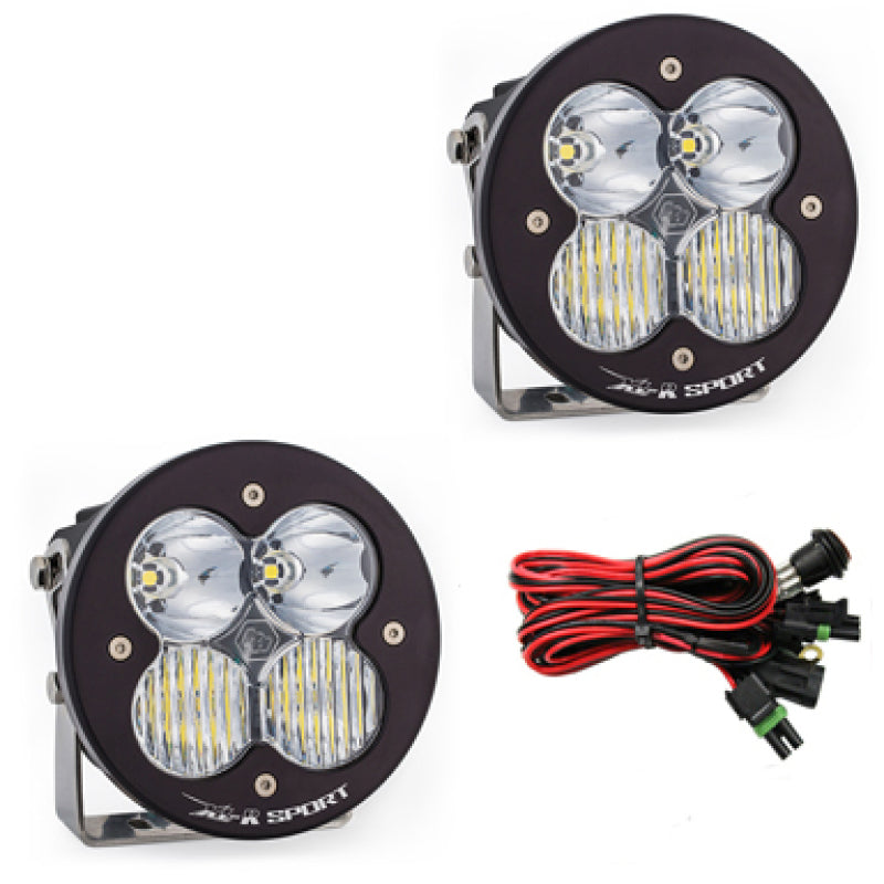 Baja Designs XL R Sport Series Driving Combo Pattern Pair LED Light Pods - Clear 577803