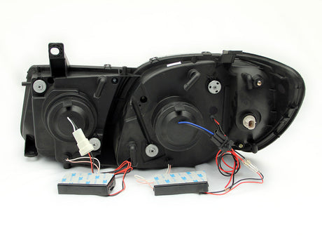 ANZO 1998-2007 Lexus Lx470 Projector Headlights w/ Halo Black (CCFL) 111170