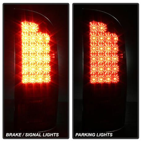 Spyder Dodge Ram 07-08 1500/Ram 07-09 2500/3500 LED Tail Lights Red Clear ALT-YD-DRAM06-LED-RC 5002631