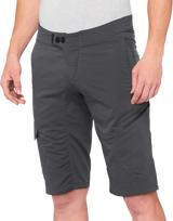 100% Ridecamp Shorts - Charcoal - US 34 40029-00010