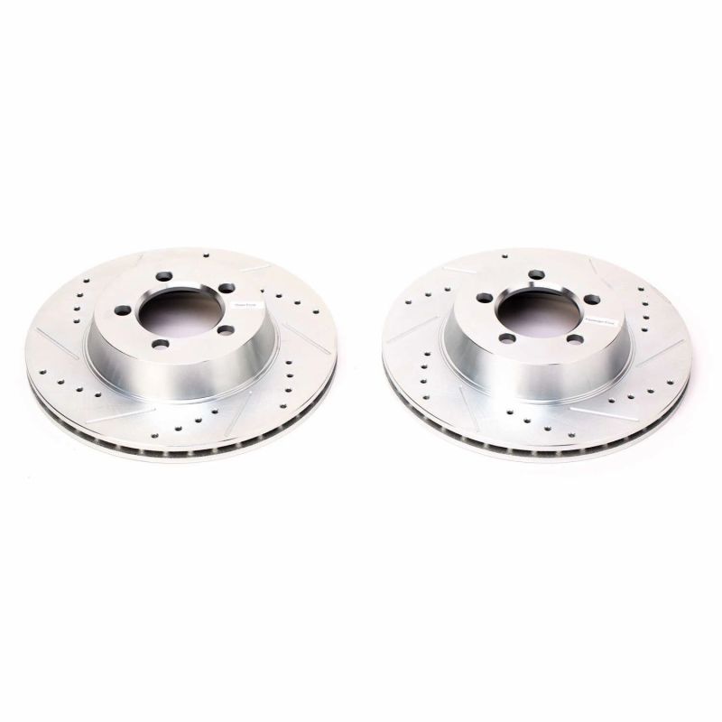 Power Stop 67-72 Dodge Dart Front Evolution Drilled & Slotted Rotors - Pair AR8305XPR