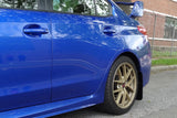 Rally Armor 15-21 Subaru WRX/STI (Sedan ONLY) Black UR Mud Flap w/ Silver Logo MF32-UR-BLK/SIL