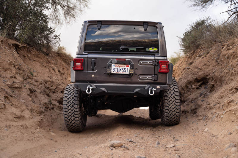 DV8 Offroad 18-22 Jeep Wrangler JL Spare Tire Delete Kit w/Light Mounts TSJL-03