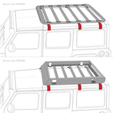 Go Rhino 6pc Rain Gutter Mounting Kit for SRM Rack 5910011T