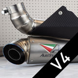 Austin Racing  2025 DUCATI V4 PANIGALE GP3 DE-CAT RACE EXHAUST SYSTEM  AR67