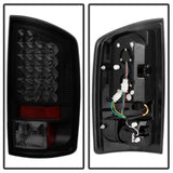 Spyder Dodge Ram 02-06 1500/Ram 2500/3500 03-06 LED Tail Light Black Smoke ALT-YD-DRAM02-LED-BSM 5078094