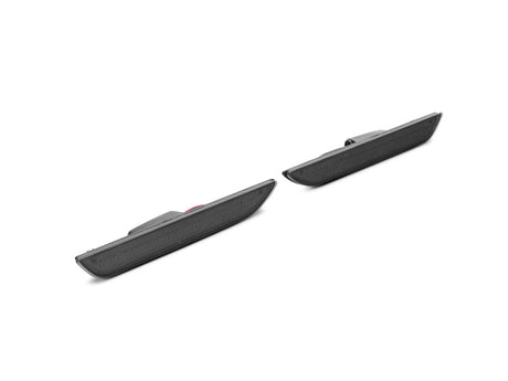 Raxiom 15-22 Ford Mustang Axial Series LED Side Marker Lights Rear (Smoked) 404231