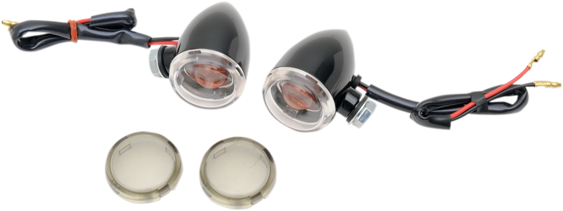 DRAG SPECIALTIES Mini-Duece Marker Light Kit - Clear/Smoke 20-6390BC/MH