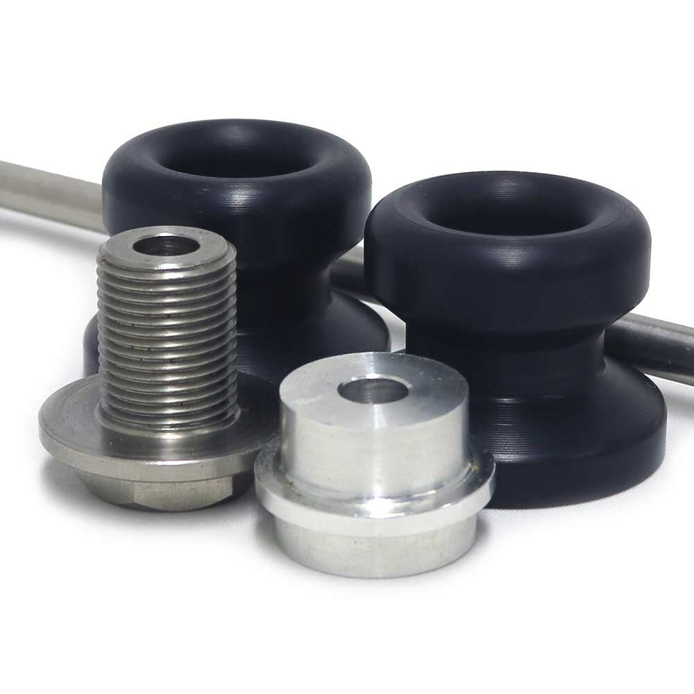 SHOGUN Front Axle Sliders Black 702-3829
