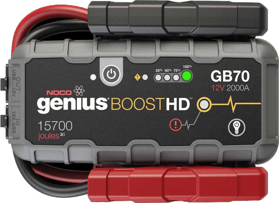 NOCO GENIUSBoost Hd Ultrasafe Lithium Jump Starter 2000a 12vGB70-OLD