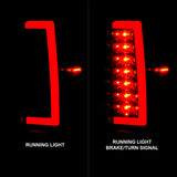 ANZO 2004-2012 Chevrolet Colorado/ GMC Canyon LED Tail Lights w/ Light Bar Black Housing Smoke Lens 311383