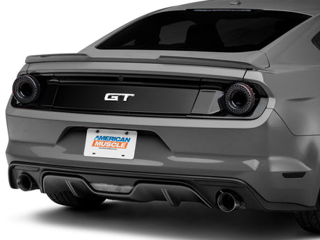 Raxiom 15-22 Ford Mustang Halo LED Tail Lights - Gloss Black Housing (Smoked Lens) 393827