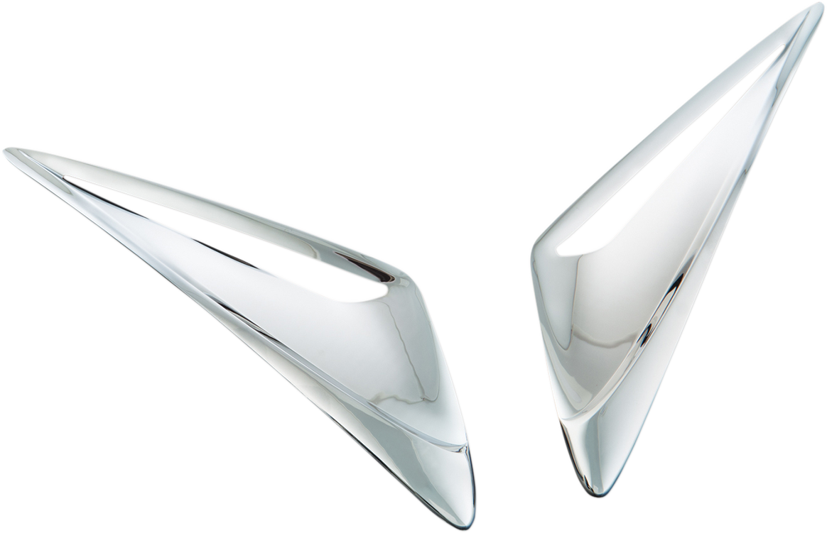 SHOW CHROME Windshield Vent Accent - Chrome 52-796