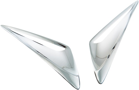 SHOW CHROME Windshield Vent Accent - Chrome 52-796