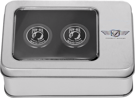 FIGURATI DESIGNS Docking Hardware Covers - POW MIA - Short - Black FD50-DC-2530-BK