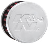 K&N Rubber Base Crankcase Vent Filter - 0.55in Flange ID 1.375in OD 1.125in Height 62-2480