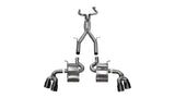 Corsa 16-18 Chevy Camaro SS 6.2L Xtreme+ 2.75in Cat-Back Dual Rear Exit w/ Twin 4in Black PVD Tips 14770BLK