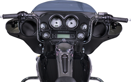FAT BAGGERS INC. Handlebar Kit - Rounded Top - 12" - Chrome 909412