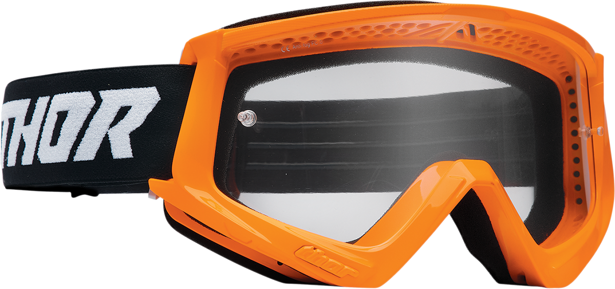 THOR Combat Goggles - Racer - Flo Orange/Black 2601-2705