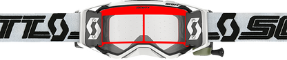 SCOTT Prospect Super WFS Goggles - White/Black - Clear Works 278595-1035113