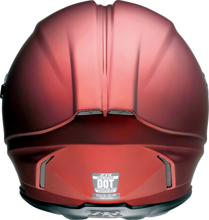 Z1R Jackal Helmet - Satin - Red - XS 0101-14821