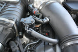 J&L 11-17 Ford Mustang GT (w/Roush/VMP Supercharger) Driver Side Oil Separator 3.0 - Black Anodized 3020D-B