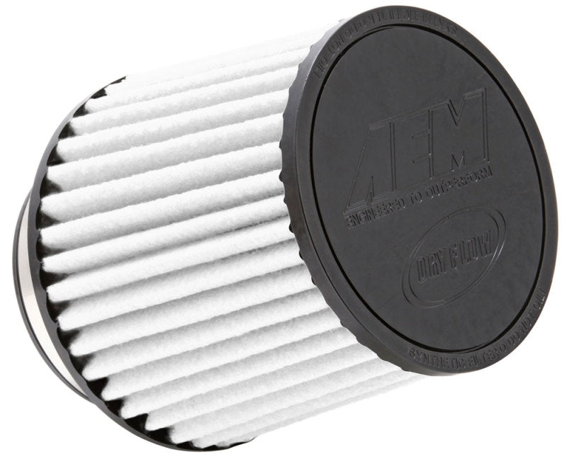 AEM Dryflow Conical Air Filter 6in Base OD x 3.5in Flange ID x 5.25in Height 21-204BF