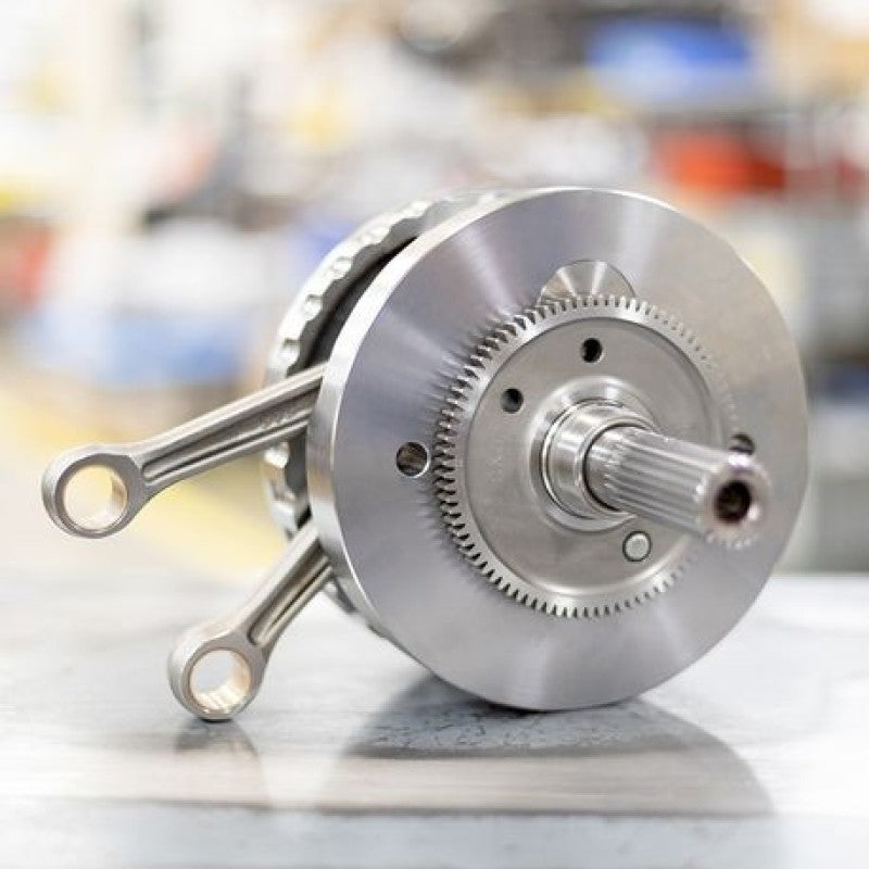 S&S Cycle 2017 M8 Models 4-5/8in Stroke Flywheel w/ Full Width Rods & Balancer Gear 320-0605