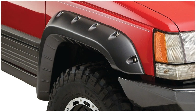 Bushwacker 93-98 Jeep Grand Cherokee Cutout Style Flares 4pc - Black 10916-07