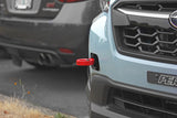 Perrin 2022 Subaru WRX / 18-21 Crosstrek / 14-21 Forester Tow Hook Kit (Front) - Red PSP-BDY-237RD