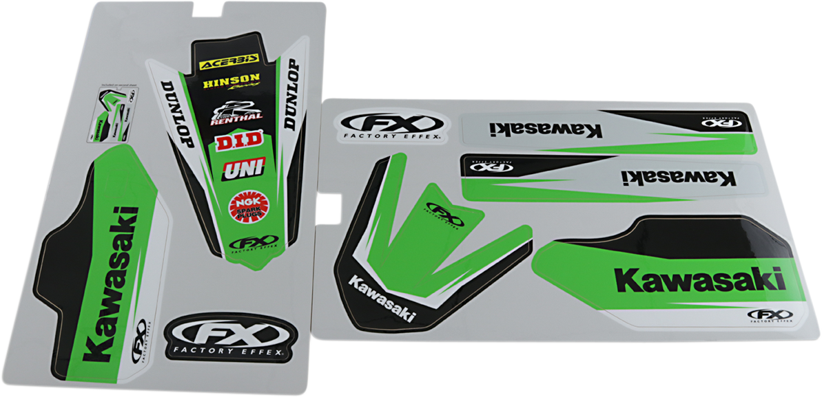 Gráfico del kit de molduras FACTORY EFFEX - Kawasaki 22-50138 