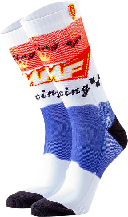 Calcetines FMF King of Racing - Blanco - Talla única HO20194907WHT 3431-0690 